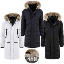 맨하탄브리즈 퓨어라쿤 롱 패딩 점퍼