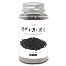 흑미(볶음)분말(국산) 100g(플라스틱통) 볶은 흑미 검정쌀 가루 분말 파우더 곡물 선식 건강 차 제빵 반죽 요리, 1개
