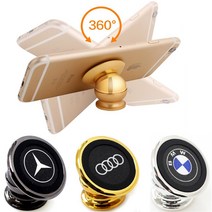 DF 360도 자석식 핸드폰 거치대, 종류, 포르쉐 St. (골드), 1개