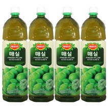 [롯데칠성] 델몬트 매실주스 1.5L, 4개, 4개