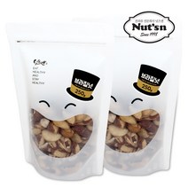 넛츠앤 지퍼팩 브라질너트 250g, 1, 2봉