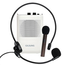 GILSUNG 휴대용 마이크 앰프 스피커 기가폰 GSP-1, 크림화이트, 휴대용마이크앰프 GSP-1