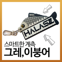 [하라스] HALASZ 그레이 붕어 물고기 측정 계측자, 1개