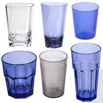 바이굿즈 PC 물컵 안깨지는 업소용 가정용 플라스틱컵, 400P투명