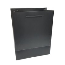 바미샵 블랙 종이쇼핑백 소 무광 무지 선물포장, 1개