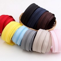 쏘잉갤러리 3호홈패션컬러코일지퍼 (6마+지퍼슬라이더6개), 화이트