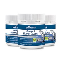 굿헬스 Goodhealth 오메가3 Fish Oil 1000mg 150캡슐 3개