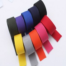 25미리 잔골이중직 폴리웨이빙끈 (5마세트), 네이비