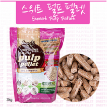 [도치퀸] 스위트 프리미엄 우드펠렛 3kg, 1개