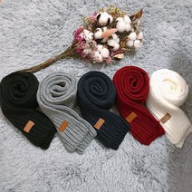 소월마켓 니트 쁘띠 미니 목도리 머플러