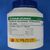 오피스안 초산나트륨 3수화물 아세트산나트륨 98% [EP] 500G 시약, 1000ml
