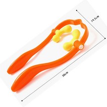 라이팩 핸드안마기 목 어깨 등 수동 셀프 마사지 지압 골프공, 더블게르마안마기, 1개