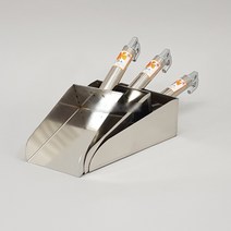 나비드쿡(업소용) 19546-사각높은스쿠프 3종택1 스텐스쿱 감자튀김스쿱, 사각 높은스쿠프 소 150*103*50mm