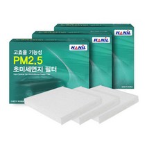 PM2.5 초미세먼지 필터 (3회 교체분), 1개, 기아 | pb177 올뉴쏘렌토(14년8월이후) *3개