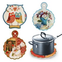 데코하우스 도자기 냄비받침대, 컨트리셰프, 1개