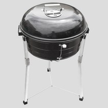 능산로스타 3033 원형법랑 훈제그릴 스탠드 대형 그릴, 1개