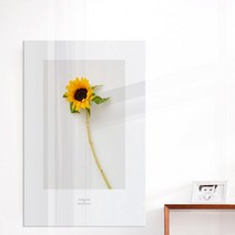꾸밈 im693-아크릴액자내츄럴플라워아트 액자, 3.해바라기