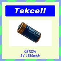 텍셀(Tekcell) CR123A 카메라건전지, 1개, 1개