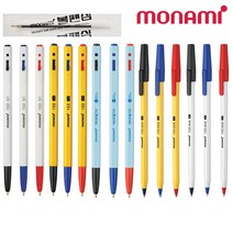 모나미 153 볼펜 모음 0.7mm 1.0mm 스틱 메디 리필, A.모나미 153 0.7mm, 흑색