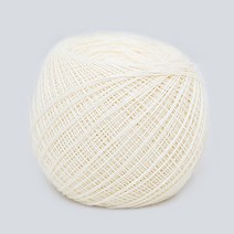 [앵콜스] 타조 구정 뜨개실 레이스실, 40수 아이보리낱개