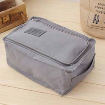 [로앤마] 여행용 신발 파우치 가방, 그레이