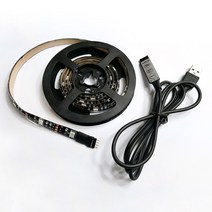 J&C RGB LED바, RGB LED바+유선컨트롤러(2m), 1set