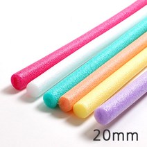 꾸미기만들기 백업 20mm 2M 빽업 스폰지막대 가래떡스폰지, 주황