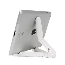 에이링크 휴대폰거치대 스마트폰 핸드폰 접이식 탁상용 3DARI, 스탠드거치대 (화이트), 1개