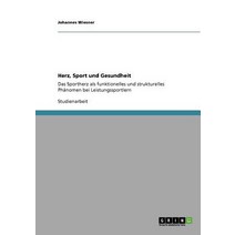 Herz Sport Und Gesundheit Paperback, Grin Publishing
