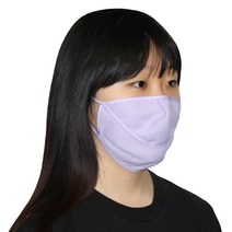 헬스데이 자외선차단 마스크, 자외선차단 마스크(안면.턱) 보라(꽃무늬)