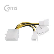 ACND554 쿨러 케이블 IDE 4핀규격(2핀) to 3Pin규격(2P) 4분배 / 길이 95mm, 1