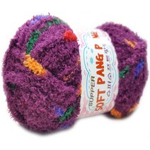 행복뜨기 수면실 목도리실 부드러운실 털실 뜨개실 뜨개질실 슈퍼소프트팡팡, 212자주땡땡