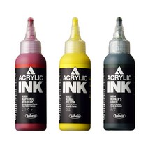 홀베인 아크릴잉크 (HAI) 100ml 낱색 B (색상선택), I954 PRIMARY BLACK