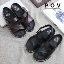 포브 남성 남자 여름 캐주얼 비치 쿠션 샌들 샌달 베이직