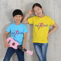 교회단체티 -Run to God 여름성경학교 교회학교 교사 티셔츠