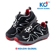 코오롱 KG-45 4인치 다이얼안전화, 검정+은색, 230