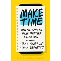 (영문도서) Make Time: How to Focus on What Matters Every Day Hardcover, Currency