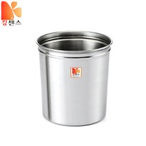 (주)킹센스 27종스텐 오픈휴지통, 오픈(깡통)휴지통-특