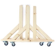 아이베란다 레드파인 라인 원목파티션 칸막이 가벽 사무실 거실 파티션, 4.요자 바퀴형 지지대_2개1세트