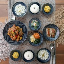 오반자이 다카네블루 일본식기 홈세트10p, 다카네블루2인홈세트
