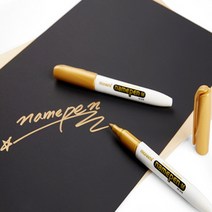 모나미]네임펜금색 은색굵은심 M금색 은색 옵션선택, 금색, 1개