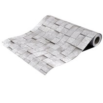 데코리아 간편한 접착식 벽돌시트지 TPC-014 펄 모던입체사각 시트지, 타일85 펄