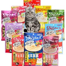 이나바 챠오츄르 스틱, 10개, 참치 헤어볼케어(SC-101)