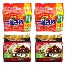 삼양 기획) 볶음짜짜로니 (5) 2입+삼양라면 (6) 2입, 22개입