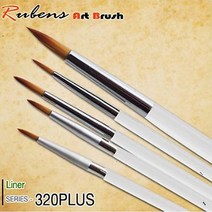 루벤스 320PLUS 세필붓 낱자루(인조모) 00호~6호, 루벤스320(6호)