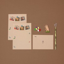 폴라로이드 포토 편지지 (주문제작), 흰색, 봉투 10장