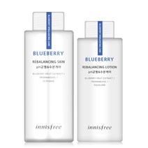 이니스프리 슈퍼푸드 블루베리 리밸런싱 스킨 로션 2종세트, 1세트