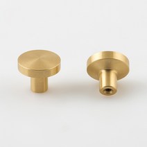 모던 써클 황동 손잡이(골드손잡이), 23mm[2.3c qm]