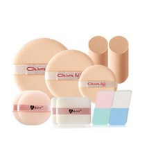 케론 퍼프&스펀지 쿠션팩트분첩, 1개, 1155-플로킹원형(2p)