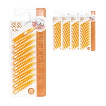 오죤 슬라이드 치간칫솔 I형10P SSSS (0.6mm), 5개, 10p